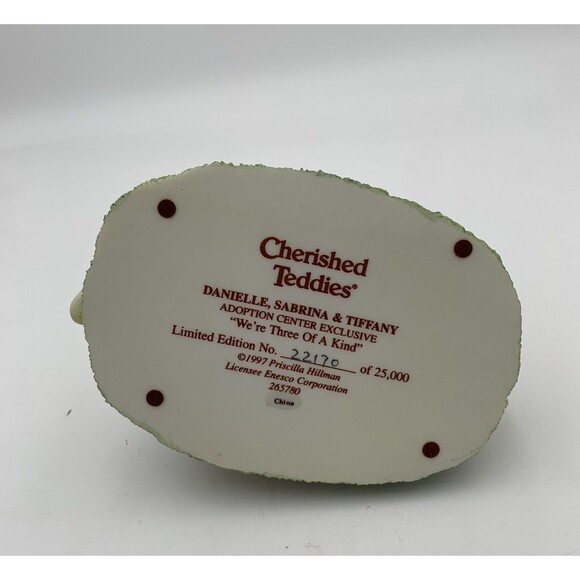 1997 Cherished Teddies - Danielle-Sabrina-Tiffany - WE'RE THREE OF A KIND 265780 - Picture 6 of 8